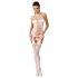Passion BS056 - Wit Netset S-L, Verleidelijke Roosterlook