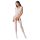 Passion BS061 - bloemen mesh set (wit) - S-L