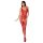 Passion BS069 - versierde open net catsuit (rood) - S-L