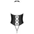 Passion Nancy - open kruisband body - zwart