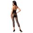Passion BS081 - halter nek capri overall - zwart (S-L)