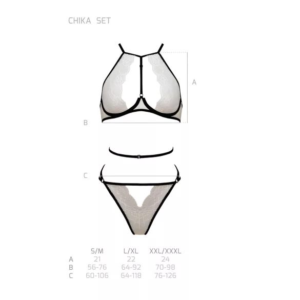 Passion Chika - bh-set (crème)