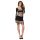 Passion BS105 - Net Mini Jurk (zwart) - S-L