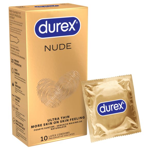 Durex Nude - ultradun condoom - 10 stuks