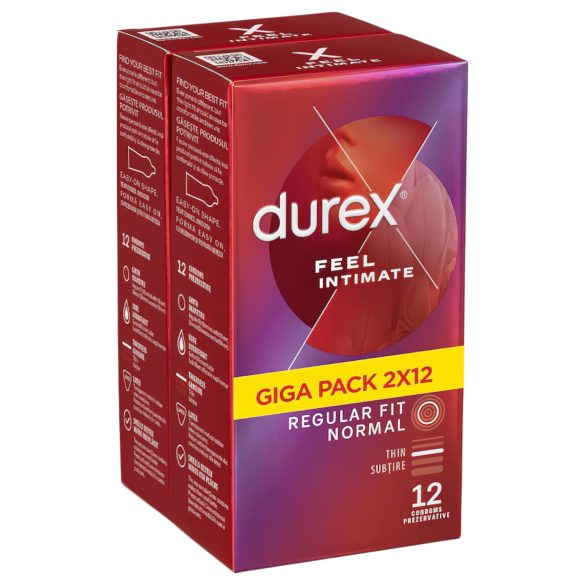 Durex Feel Intimate - Dunne Condooms Pakket (2x12 stuks)