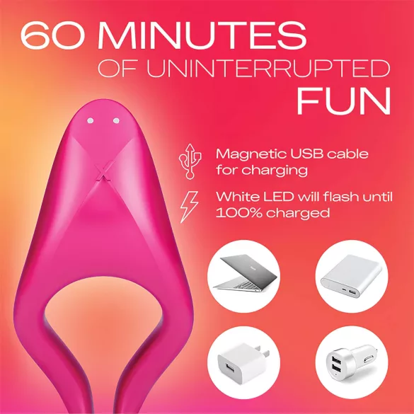 Durex - Clitoris vibrator - Tease & Ride - siliconen roze
