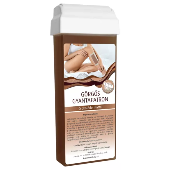 Chocolade geur waxpatroon met brede roller (100ml)