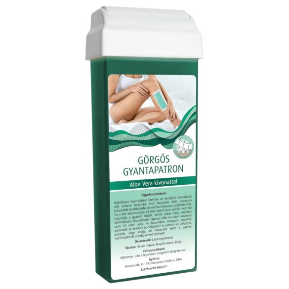 Roll-on harscassette met brede roller (100 ml) - aloë vera