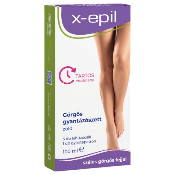 X-Epil - rol-on waxset - groen