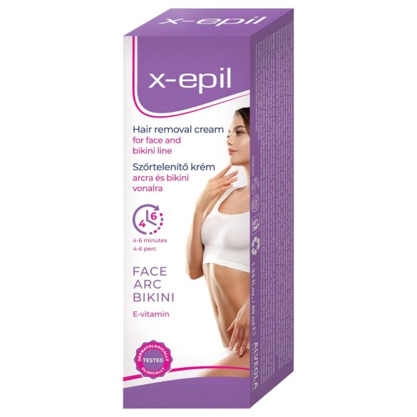 X-Epil - Ontharingscrème voor gezicht/bikinilijn (40ml)