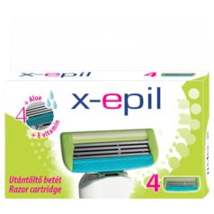 X-Epil - dames scheermesjes, 4 mesjes (4 st.)