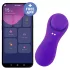 Desirel Confidential - draagbare app-gestuurde vibrerende slip (paars)