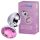 Desirel Pink Jewel M - anaalplug (zilver-roze)