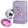 Desirel Pink Jewel L - anaal plug (zilver-roze)