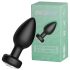 Desirel Easy Obsidian - draadloze anale vibrator met radio (zwart)