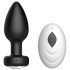 Desirel Easy Obsidian - draadloze anale vibrator met radio (zwart)