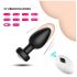 Desirel Easy Obsidian - draadloze anale vibrator met radio (zwart)