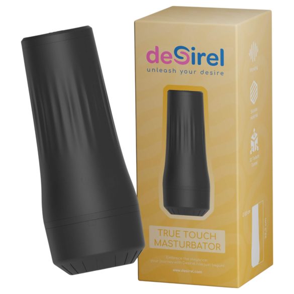 Desirel True Touch - levensechte vibrator (natuurlijk-zwart)