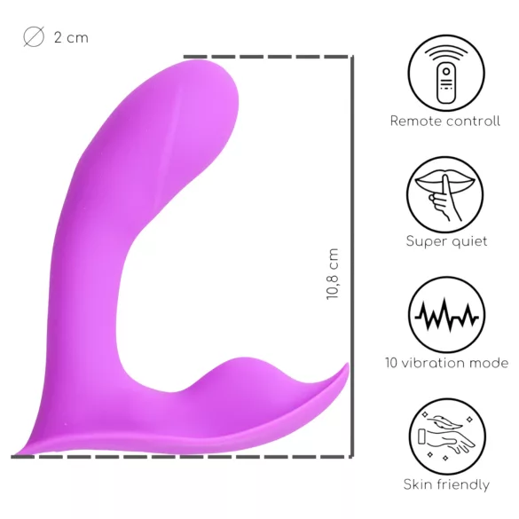 Desirel Insider - G-spot en prostaat vibrator - siliconen - paars
