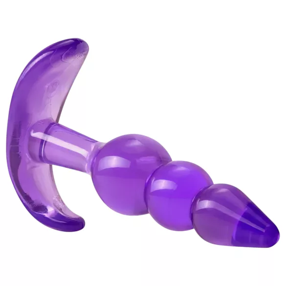 Desirel - anaal plug met bolletjes - siliconen - paars
