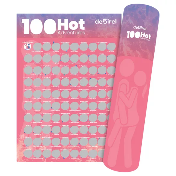 Desirel - 100 seksstandjes krasposter gezelschapsspel (Engels)