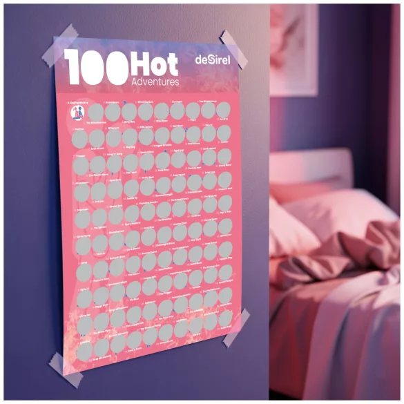 Desirel - 100 seksstandjes krasposter gezelschapsspel (Engels)