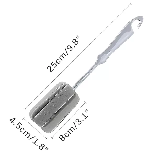 Pomp Reiniging - penispomp reinigingsspons (grijs)