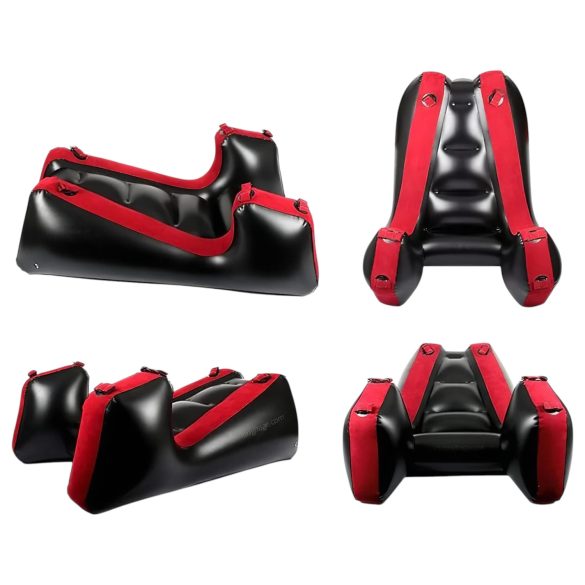 Magic Pillow - opblaasbare sekspose bank - rood