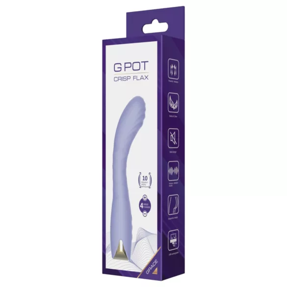 Biu-Biu - G-spot vibrator gebogen - siliconen - paars
