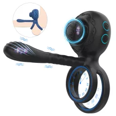 Biu-Biu - penisring en partner vibrator - zwart
