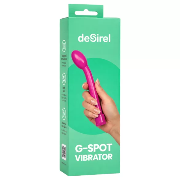 Desirel - gebogen G-punt vibrator (roze)