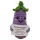 Positieve aubergine - penis kous - gebreid - paars