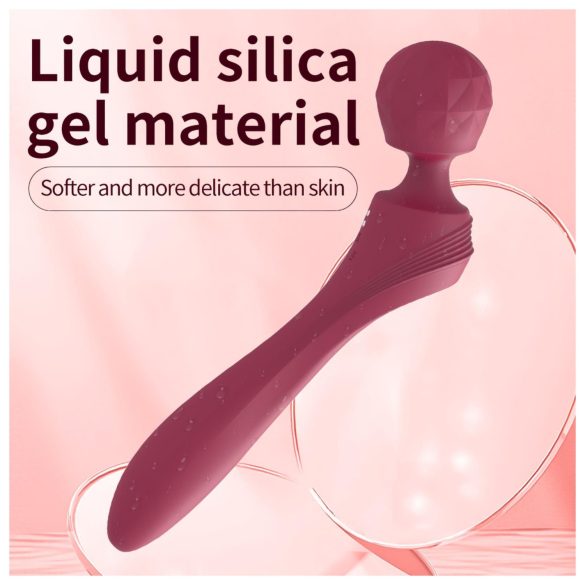 Lonely - gebogen vibrator massager - rood