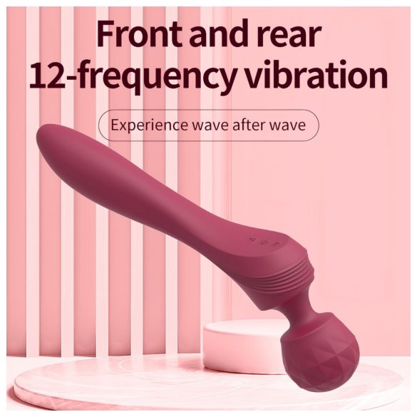 Lonely - gebogen vibrator massager - rood