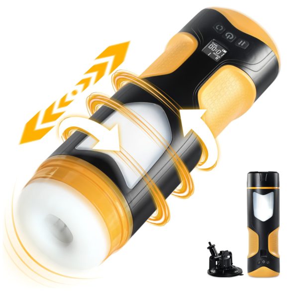 Lonely - automatische roterende masturbator - zwart