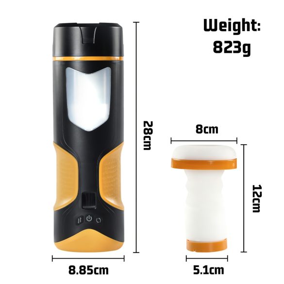 Lonely - automatische roterende masturbator - zwart