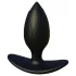 Kangvo - magnetische opblaasbare buttplug met rollende bal (zwart)