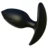 Kangvo - magnetische opblaasbare buttplug met rollende bal (zwart)