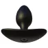 Kangvo - magnetische opblaasbare buttplug met rollende bal (zwart)