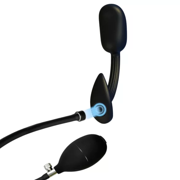 Kangvo - magnetische prostaatmassage anale plug met rollende kogel (zwart)