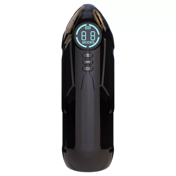 Mroow - automatische stroker met vibratie (zwart)