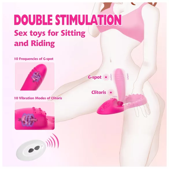Mroow - flexibel kussenvibrator (roze)
