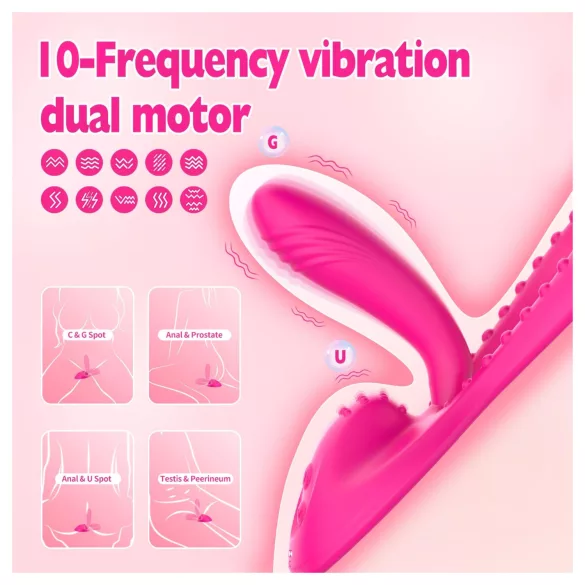 Mroow - flexibel kussenvibrator (roze)
