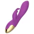 Mroow - konijnenvibrator met clitorisstimulator (paars)