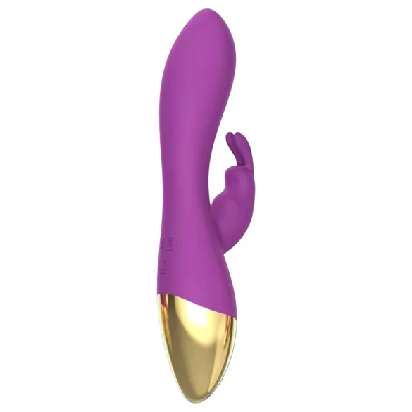 Mroow - konijnenvibrator met clitorisstimulator (paars)