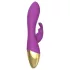 Mroow - konijnenvibrator met clitorisstimulator (paars)