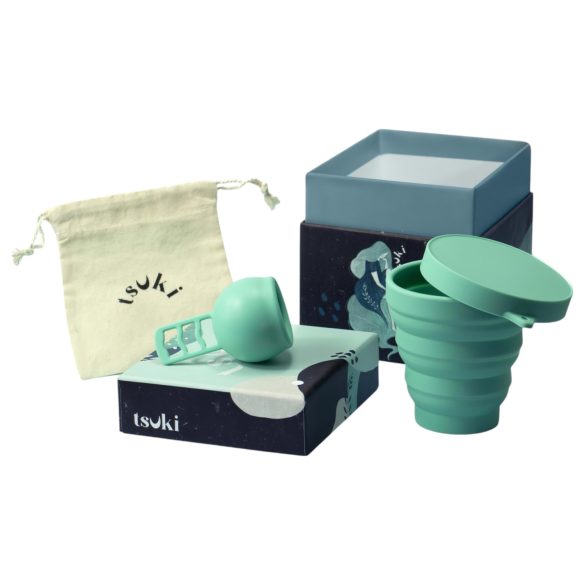 Tsuki Rhea menstrueel cup & steriliseerbeker