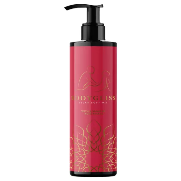 BodyGliss - massageolie en glijmiddel - roos - 150ml