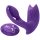 Inya Bump-N-Grind: Radio & Warmte Vibrator 2in1 (paars)