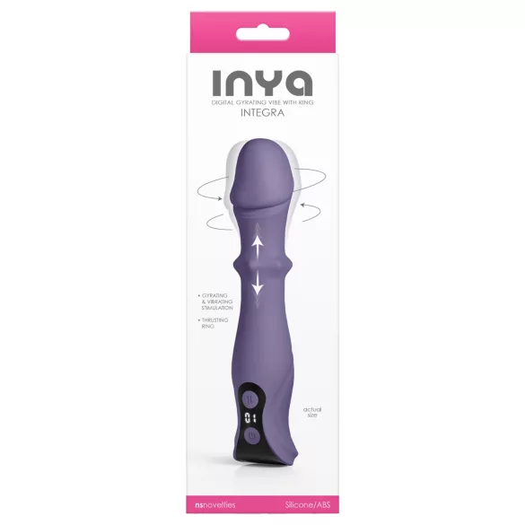 NS Novelties - duwende, roterende vibrator (paars)